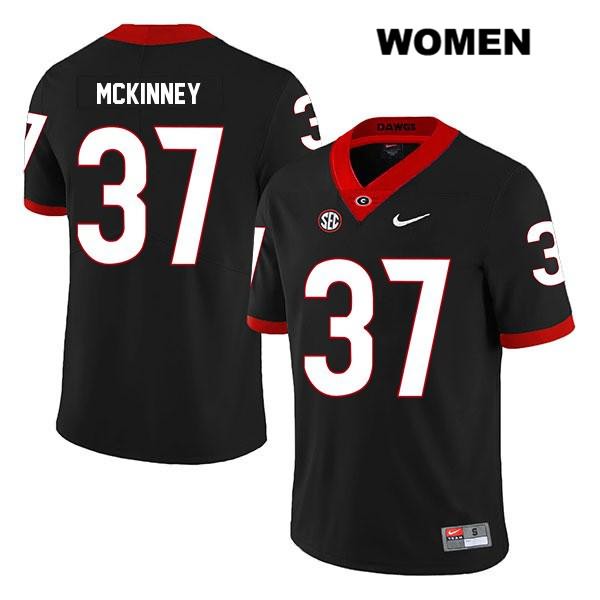 Georgia Bulldogs Women's Jordon McKinney #37 NCAA Legend Authentic Black Nike Stitched College Football Jersey JKI6256IU